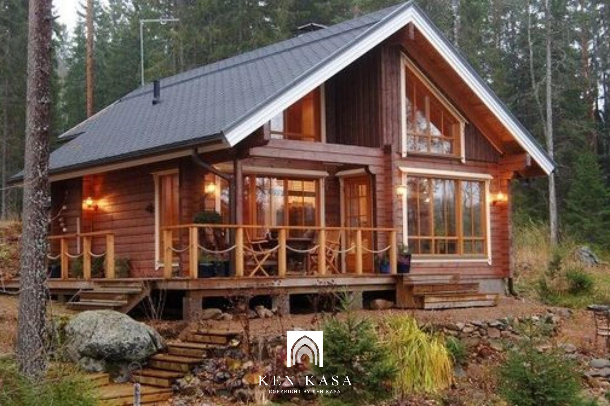thiết kế homestay nhà vườn kiểu nhà gỗ